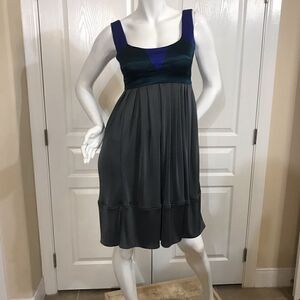 C2 Lerario Beatriz designer 3 color toned dress,